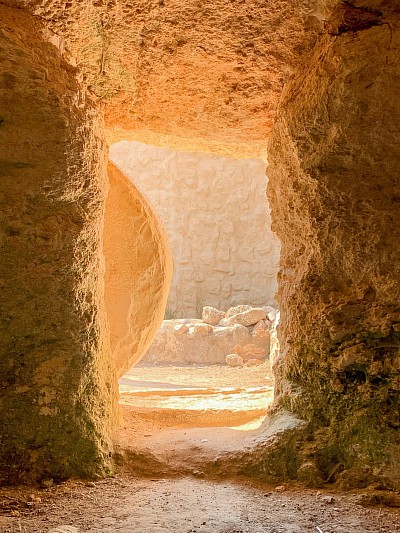 Early on the first day of the week, while it was still dark, Mary Magdalene went to the tomb and saw that the stone had been removed (John20:1)